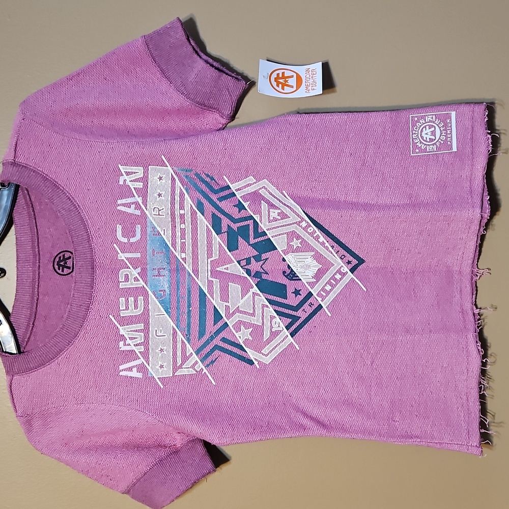 NWT American Fighter Graphic Top - Picture 3 of 7